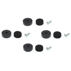 Vitra Filzgleiter-Satz für Eames und DSW basic dark schwarz