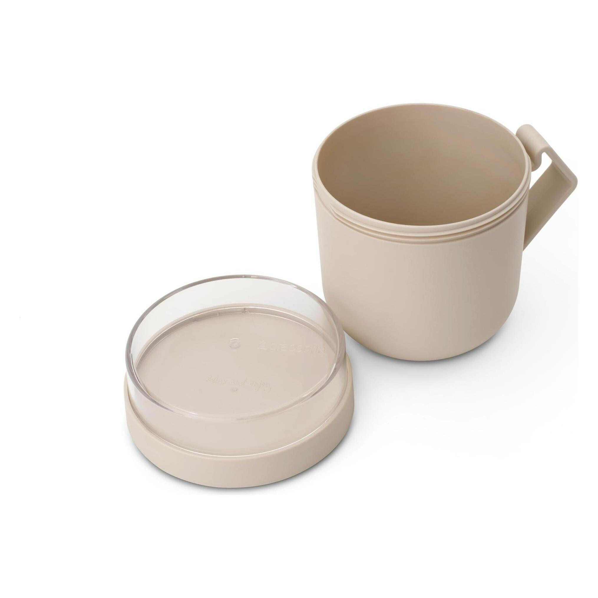 Brabantia Suppenbehälter Make & Take 600 ml, Beige (241468)