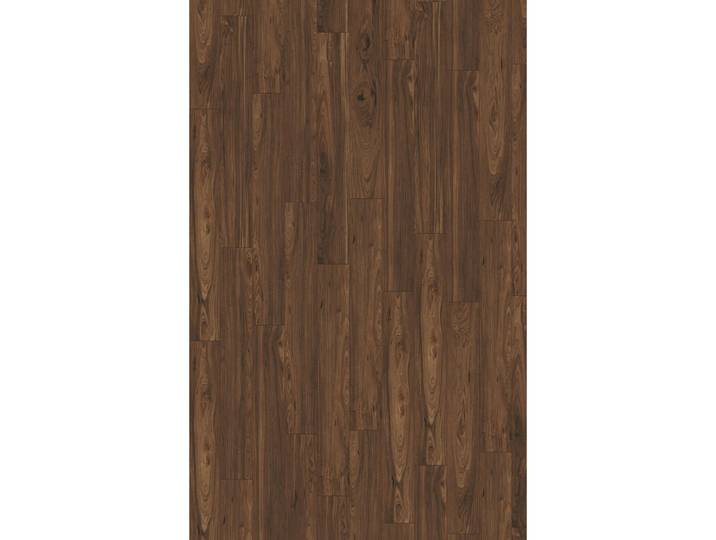 Laminatboden Exquisit, Nussbaumfarben, Holz, Holz, 19.3x0.8x138.0 cm, Blauer Engel, pflegeleicht, für Fußbodenheizung geeignet, Teppiche und Böden, Bodenbeläge, Laminatböden