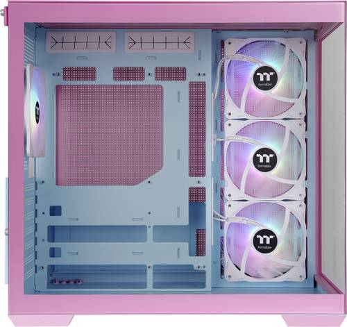 Thermaltake View 380 TG ARGB Bubble Pink Midi-Tower Gaming-Gehäuse Pink, Blau