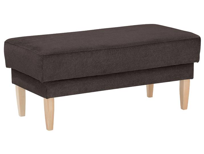 Hockerbank HOME AFFAIRE Scalea , braun (dunkelbraun, buche), B:110cm H:51cm T:55cm, Microfaser in Antiklederoptik (92% Polyester, 8% Polyamid), Hocker, Hockerbank