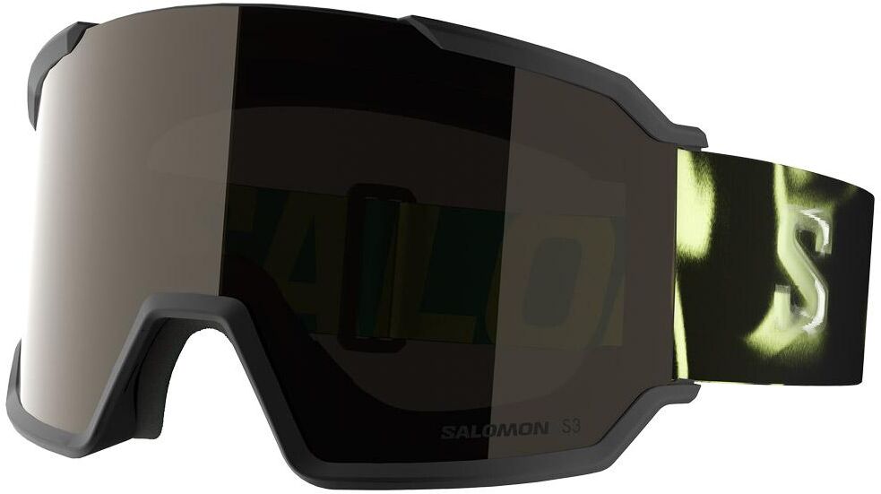 Salomon  - S/View 3 Black Yellow Multilayer Black - Masque de Ski