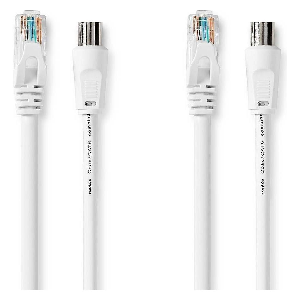 Nedis Coax Cat6 Kombikabel (Antennenkabel) (CSGL4500WT15)