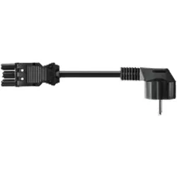 Bachmann Stromkabel (2 m), Stromkabel, Schwarz