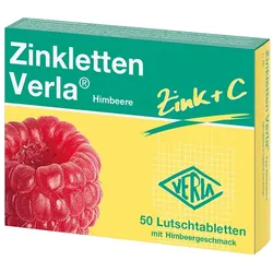 ZINKLETTEN Verla Himbeere Lutschtabletten 50 St