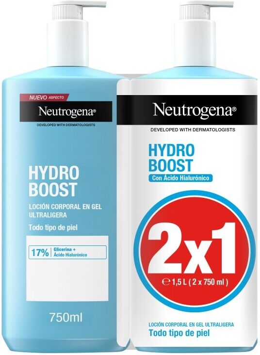 Neutrogena Hydro Boost Body Gel Lotion Pack 2X750 ml