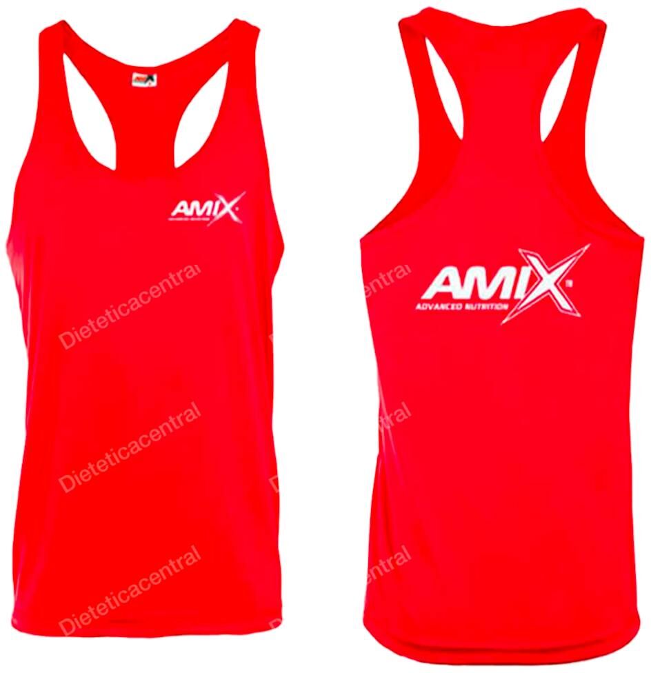 Amix camiseta de tirantes roja talla m