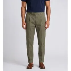 Berwich für Herren. ts0454x Chiold Hose grün (54), Lässig, Baumwolle