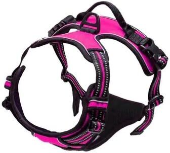 Uplifted Finds Dog Harness And Leash Set For Small Medium And Large Dogs l rose Red