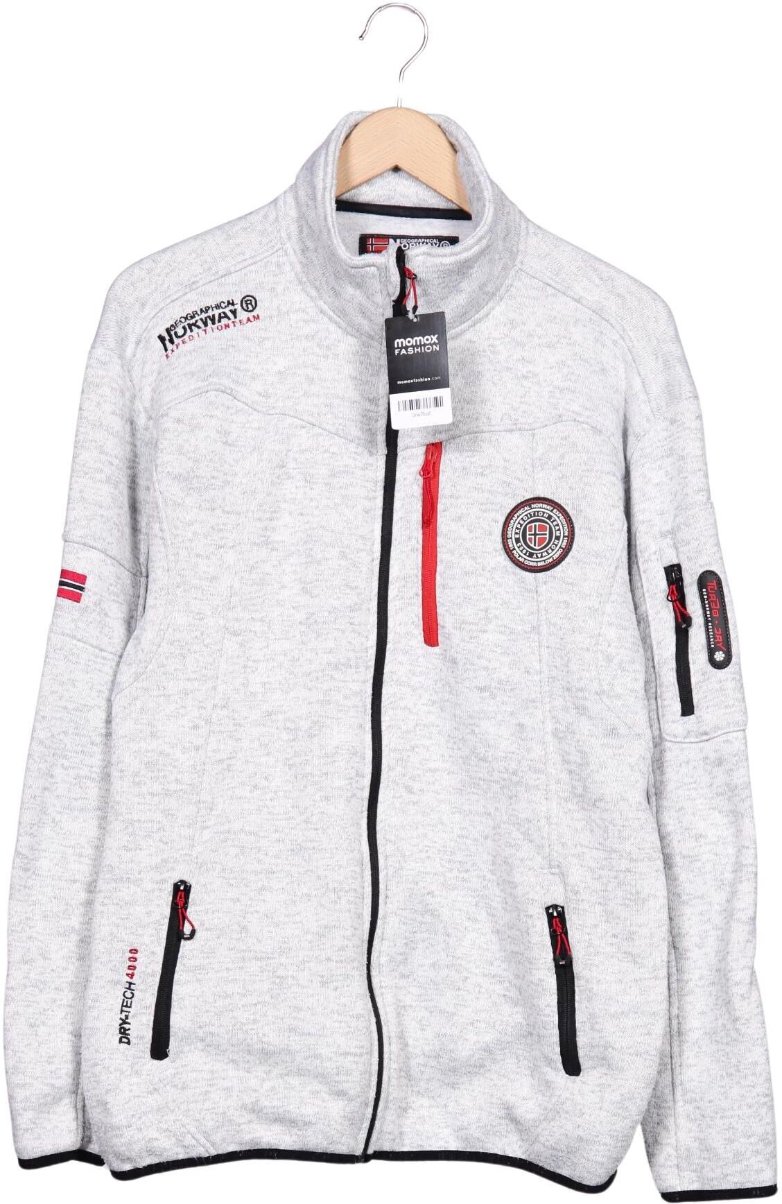 National Geographic Herren Strickjacke, Grau, Gr. XL, Synthetik - Second Hand
