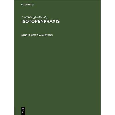 August 1983, Gebundene Ausgabe von , De Gruyter, 978-3-11-252377-3