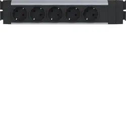 Hager Anschlussblock 5 STD Klemmtechnik Alu