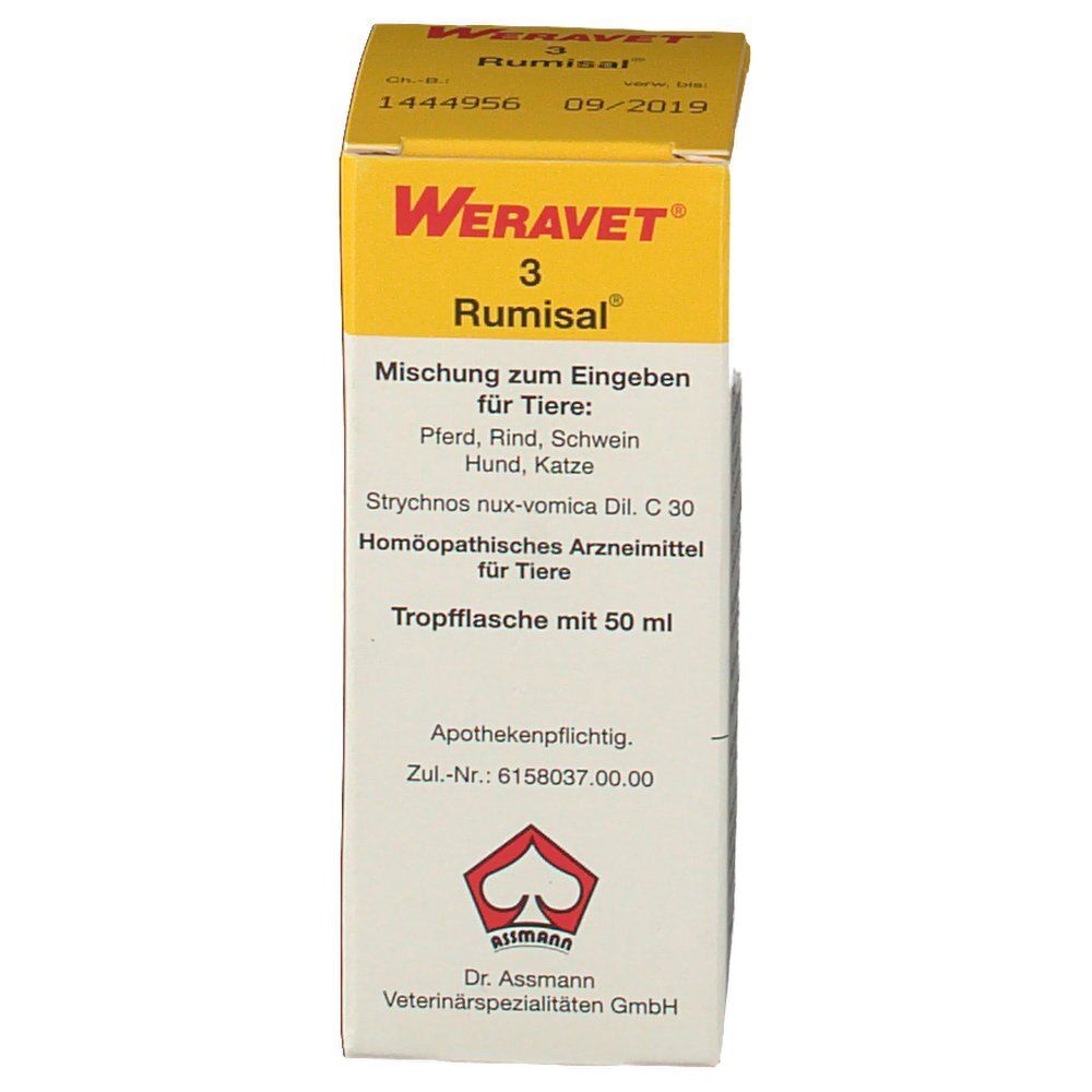 Rumisal 3 Tropfen vet. 50 ml