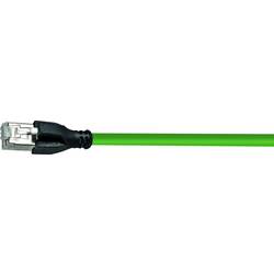 HELU 806624 RJ45 Patchkabel CAT 6a S/FTP 15.00 m Grün PUR-Mantel 1 St.