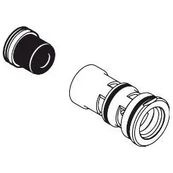 Hansgrohe Adapterbuchse Axor mit Schalldämpfer , 97254000 97254000