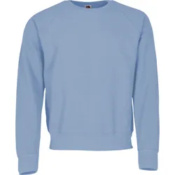 Fruit of the Loom CLASSIC RAGLAN SWEAT Herren Sweatshirt, mineral blue, M