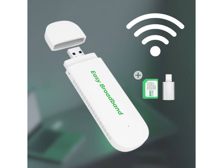 EIOTCLUB 4G LTE Modem USB avec carte SIM clé Internet Portable adaptateur réseau Hotspot Mobile routeur WiFi haut débit WiFi 6