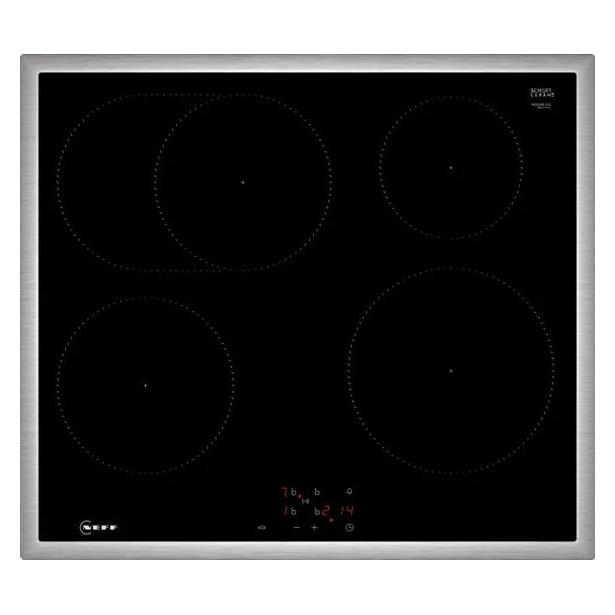Neff N 50, Induktionskochfeld, 60 cm, herdgesteuert, Schwarz, Mit Rahmen aufliegend, M56SBF1L0 (58.30 cm, Induktionskochfeld) (M56SBF1L0)