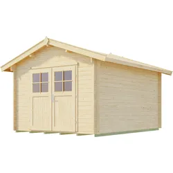 Weka Gartenhaus Premium28 Gr. 7 (300 x 380 cm) - 50 % Rabatt auf Dacheindeckung