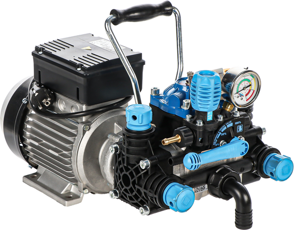 Bertolini Pumps POLY 2020 H.P. RTE.1  Elektrische Motorpumpe zum Sprühen  Version für Säuren und Chemikalien