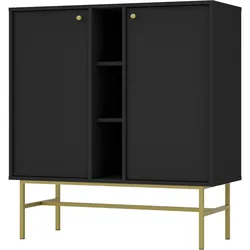 SIDEBOARD TORINO 100/108/41cm 2 Türen Graphitfarben