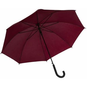 Idena Regenschirm 50110, bordeaux, Auf-Automatik, Ø 100 cm, 88 cm, Stockschirm