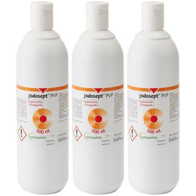Jodosept PVP jodhaltige Flüssigseife x3 3x500 ml