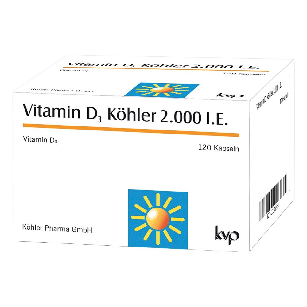Köhler Pharma GmbH Vitamin D3 Köhler 2000 Ie Kapseln 10005079