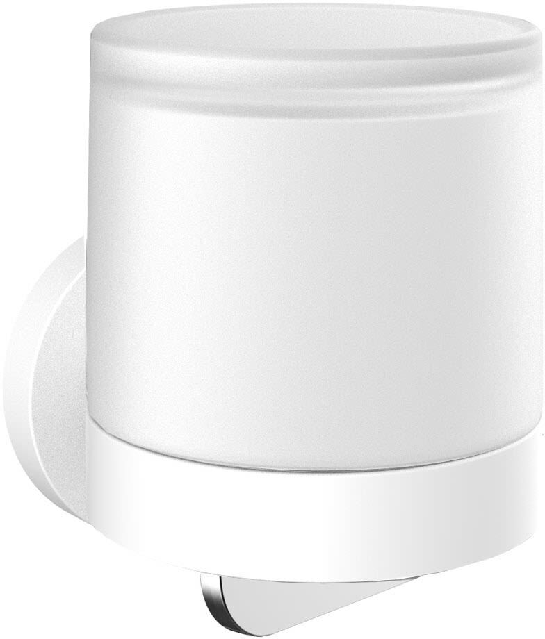 Emco round white Einhand-Seifenspender