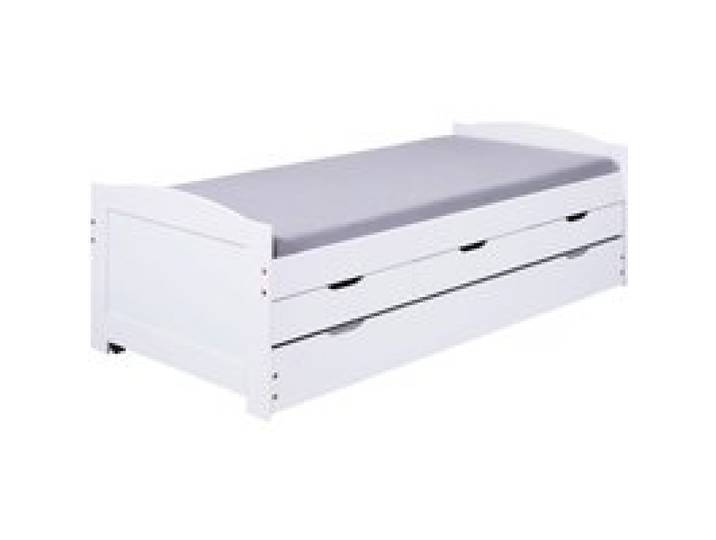 INTER LINK Lit banquette 3 tiroirs, 205 x 63 x 96 cm (Ulli - blanc)