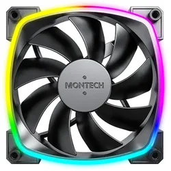 Montech Lüfter AX120 PWM, 120mm, Schwarz