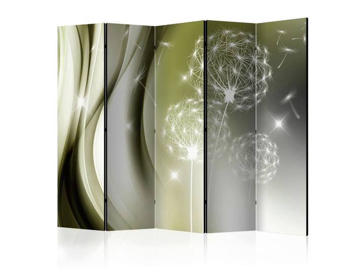 Paravent Green Gentleness II Grau/Limette