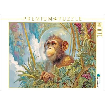 CALVENDO Puzzle Dschungeltiere Wunderwelt | 1000 Teile Lege-Größe 64 × 48 cm Foto-Puzzle für glückliche Stunden