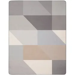 Biederlack Kuscheldecke Great Stone 150 x 200 cm Mischgewebe Grau