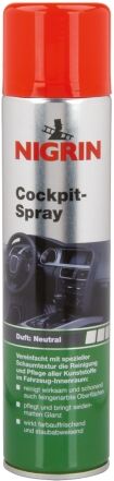 Nigrin Kunststoffpflegemittel Cockpit-Spray Neutral [400 Ml] 74156 0.4l