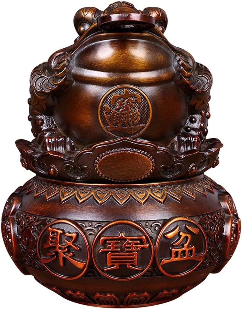 Gouden Pad Beeldje - Geluksbeeld voor Woondecoratie - Feng Shui Symbool - Goud