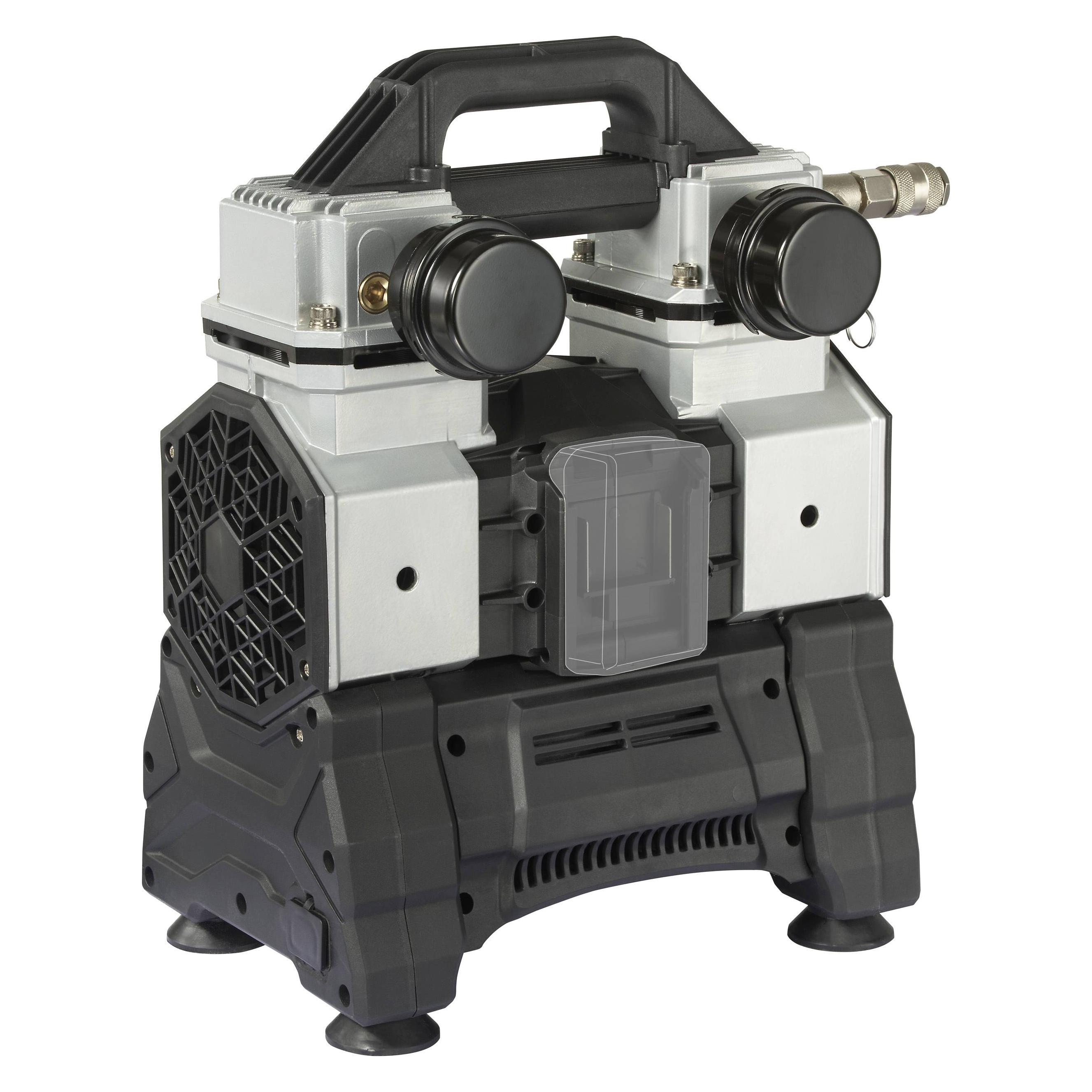 Toolcraft TO-8952876 Druckluft-Kompressor 500W 12 V/DC, 24 V/DC, 220 V/AC 9 bar (5 l, 9 Bar) (TO-8952876)