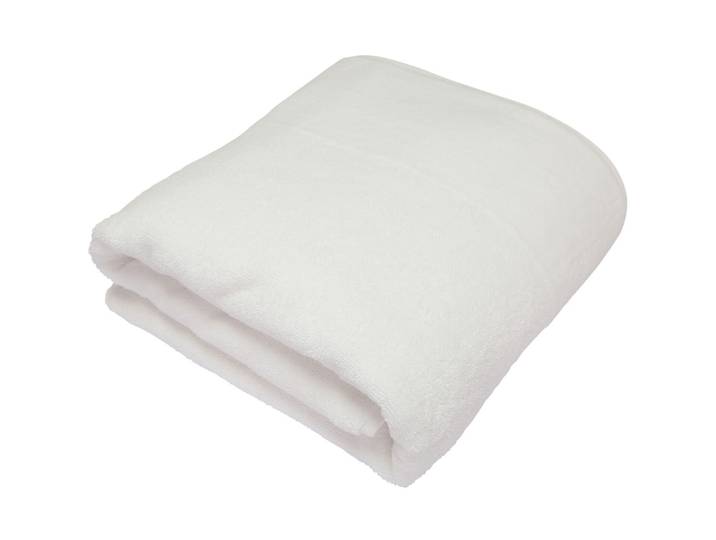 Living Home Badetuch Softfeel white Baumwolle 95 x 180 cm - Badetuch