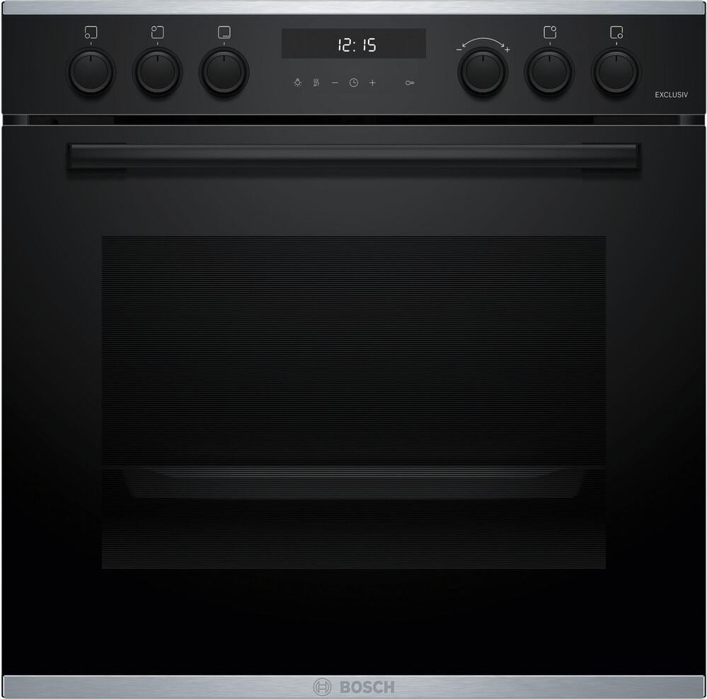 Bosch HEH278BB3 + NKN64RGA2E, Glaskeramikkochfeld, 4 Zone(n), Glaskeramik, Schwarz, Touchsteuerung, 58,3 cm