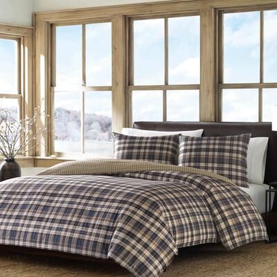 Eddie Bauer Port Gamble Cotton Duvet Cover Set