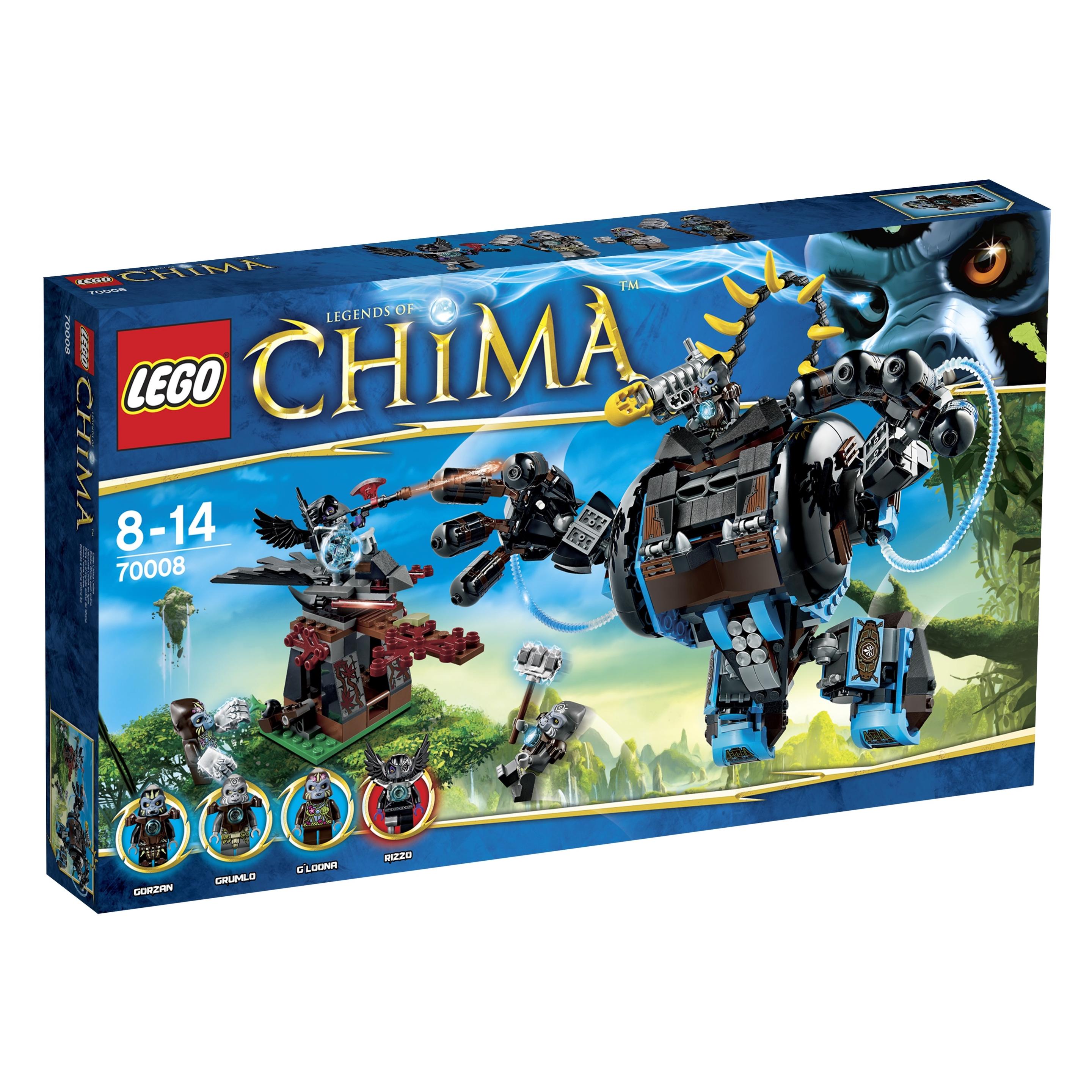 LEGO Legends of Chima Gorzans Gorilla Roboter (70008) (70008)