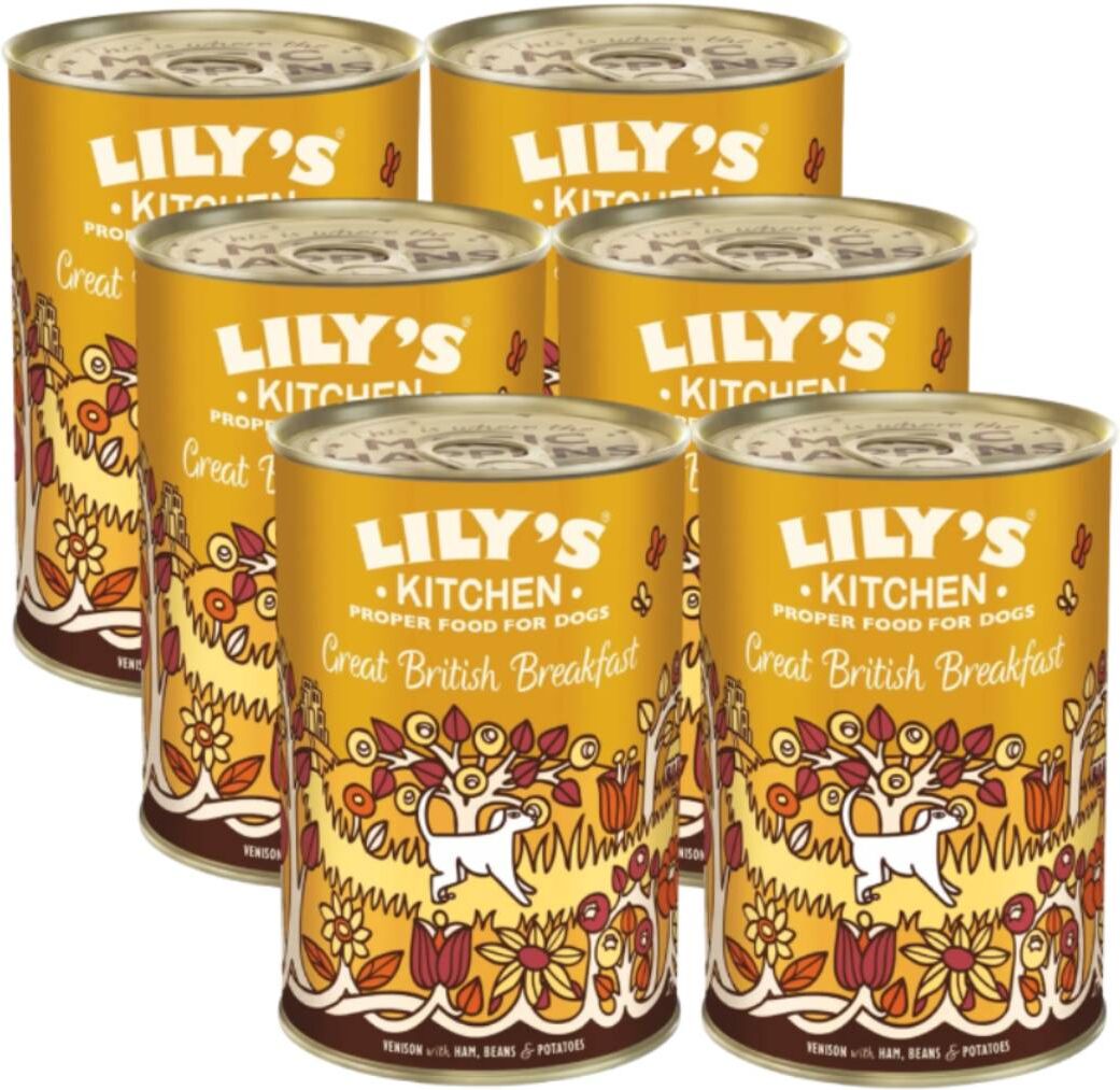 LILYS KITCHEN Kit Risparmio 6x400G Lily's Kitchen Recipe Dog CERVO PROSCIUTTO