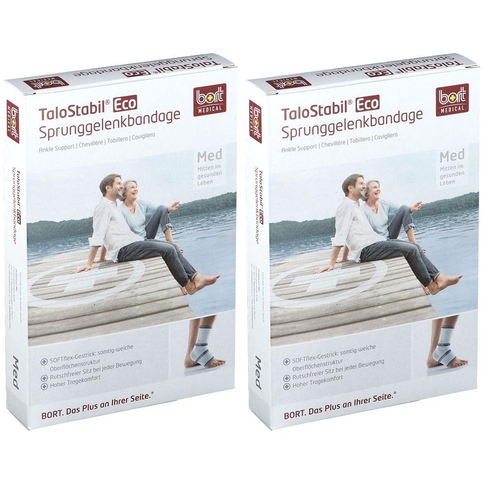 Bort Talostabil ECO HA ME x2 2x1 St Bandage(s)