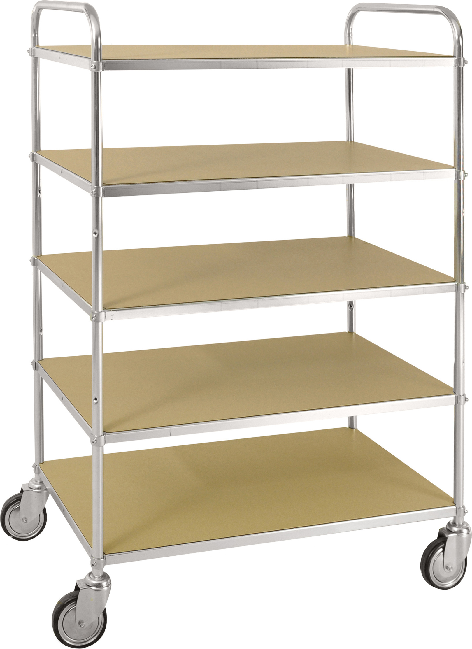 Kongamek ESD-Etagenwagen mit 5 Etagen 900x540mm Ladefläche ohne Bremse
