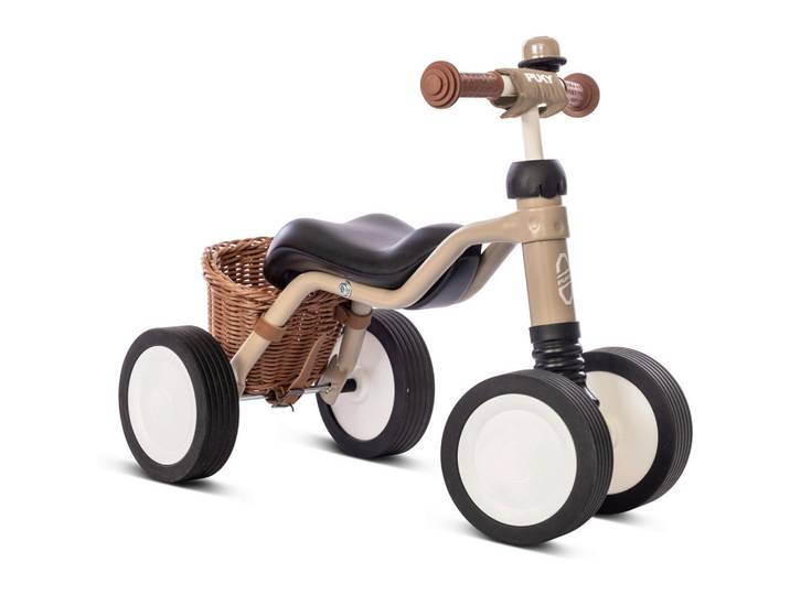 Puky Rutschfahrzeug Wutsch, Sandfarben, Cognac, Metall, Kunststoff, 58x28x24 cm, Becherhalter, Spielzeug, Kinderfahrzeuge, Rutschautos