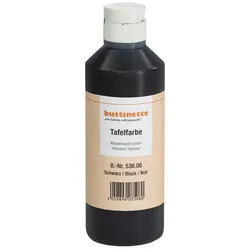 buttinette Tafelfarbe, schwarz, 250 ml