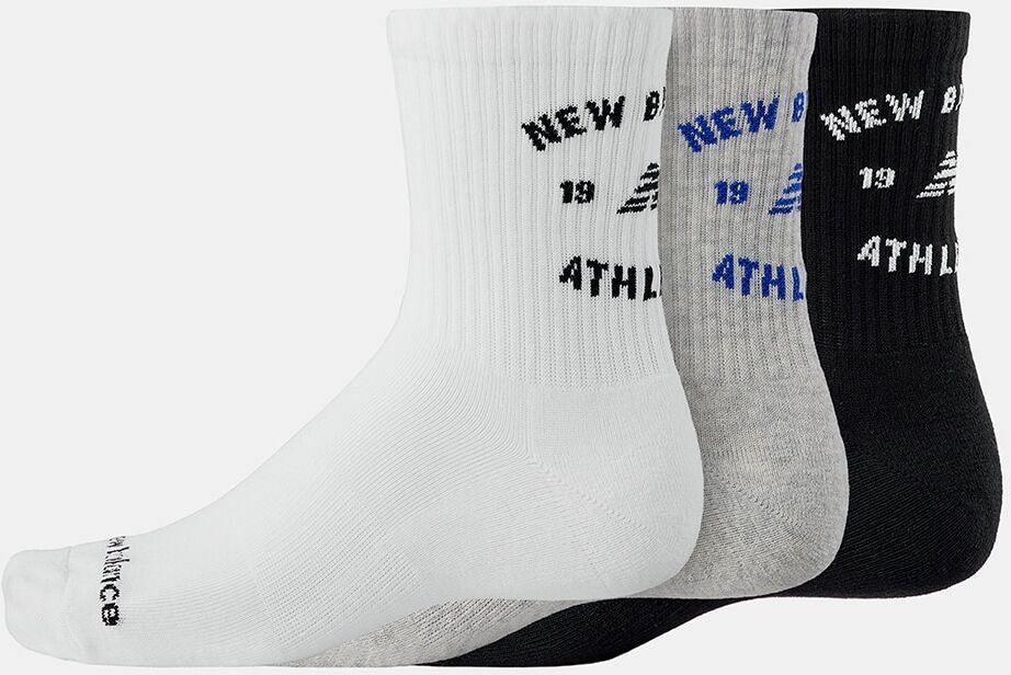 New Balance Calcetines casual unisex Quarter Graphic - 3 Pack .  (L) Multicolor