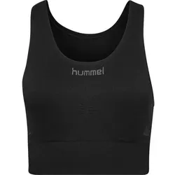 HUMMEL Damen Sport-BH FIRST SEAMLESS, Größe M-L in Schwarz Schwarz