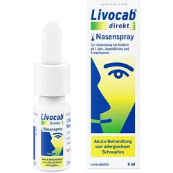 Livocab direkt Nasenspray bei Allergien, z.B. Heuschnupfen 5 ml