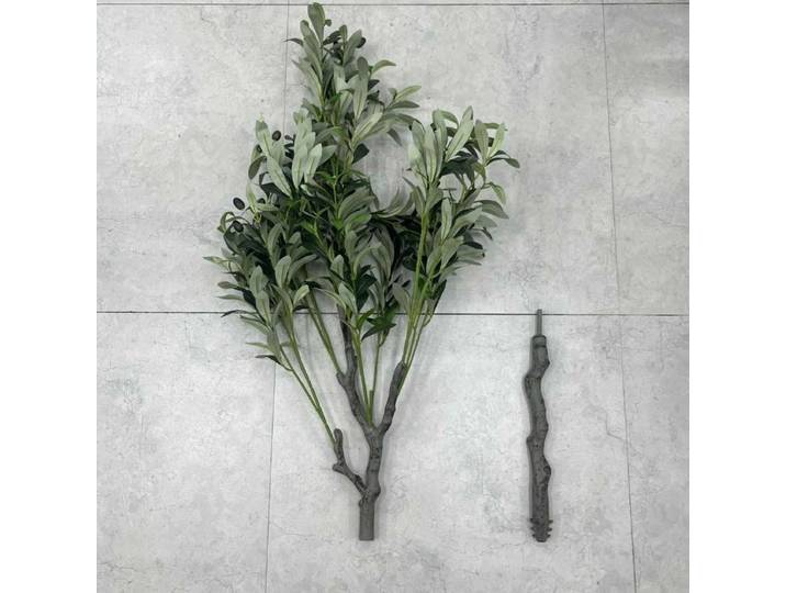 Nouvel olivier artificiel de 120 cm, décoration de pièce, plantes décoratives artificielles détachables avec fruits pour la décoration de la maison et du jardin